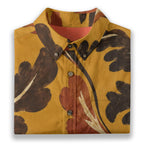 ByZaynCo Mustard 70s Slub Cotton Shirt | Short Sleeve — product image 17