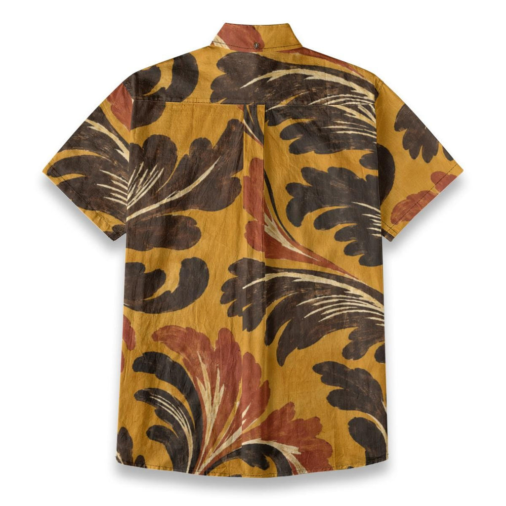 ByZaynCo Mustard 70s Slub Cotton Shirt | Short Sleeve — product image 20