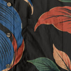 ByZaynCo Black Floral Slub Cotton Shirt | Short Sleeve — product image 3