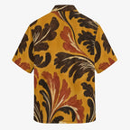 ByZaynCo Mustard 70s Cotton Poplin Camp Collar Shirt — product image 7