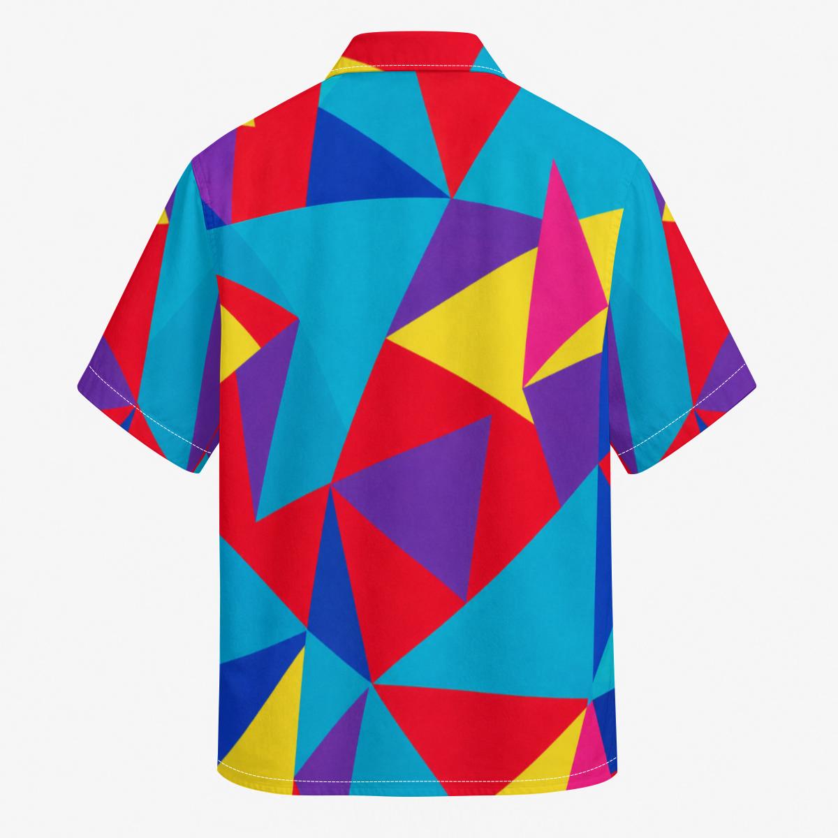 ByZaynCo 80s Color Block Cotton Poplin Camp Collar Shirt — product image 7