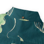 ByZaynCo Teal Botanical Slub Cotton Shirt | Long Sleeve — product image 5