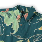 ByZaynCo Teal Botanical Slub Cotton Shirt | Long Sleeve — product image 8