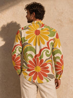 ByZaynCo 70s Daisy Slub Cotton Shirt | Long Sleeve — product image 2