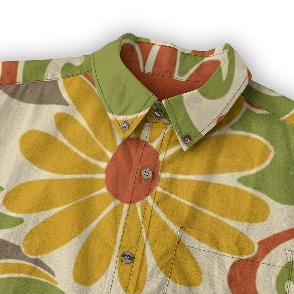 ByZaynCo 70s Daisy Slub Cotton Shirt | Long Sleeve — product image 6