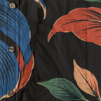 ByZaynCo Black Floral Slub Cotton Shirt | Long Sleeve — product image 3