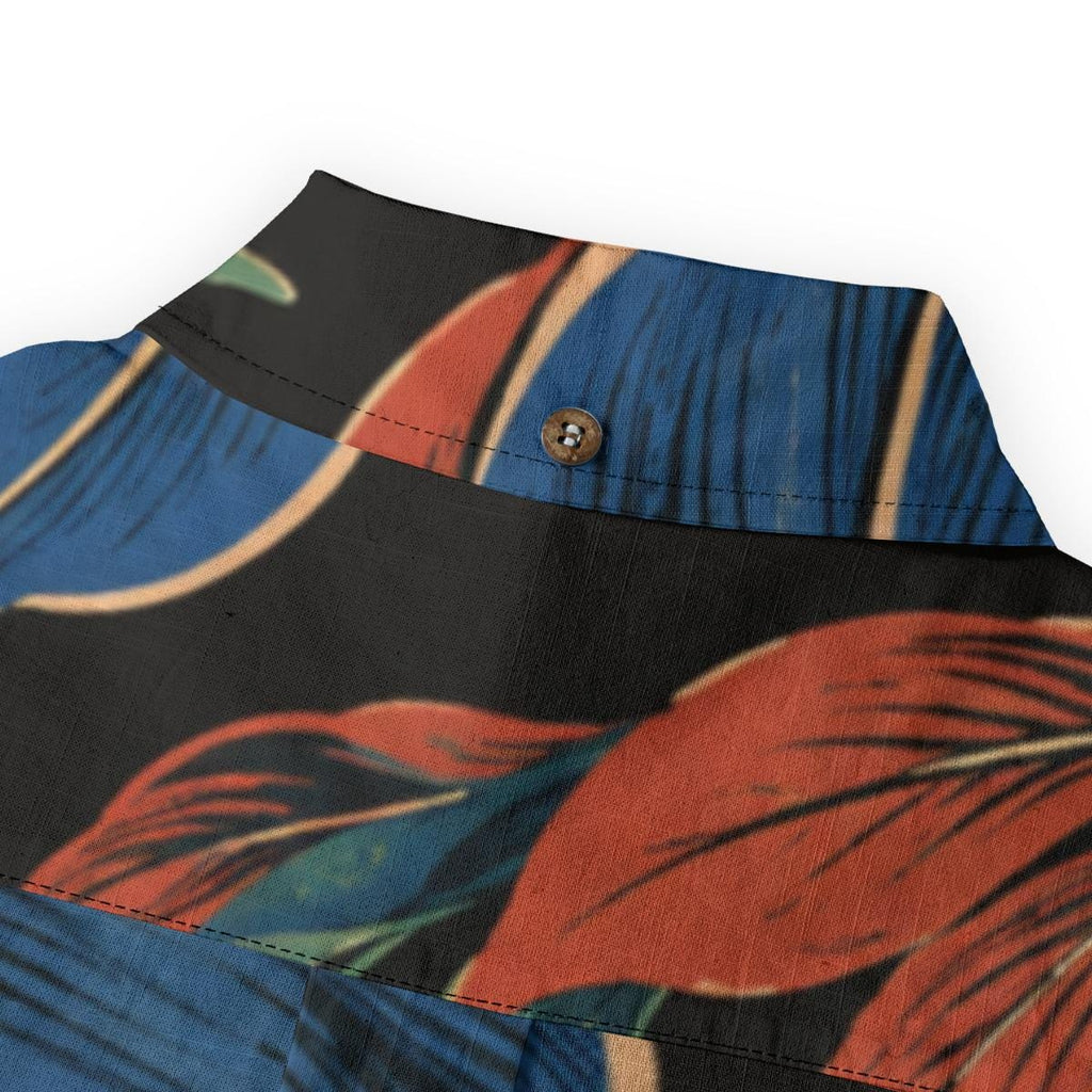ByZaynCo Black Floral Slub Cotton Shirt | Long Sleeve — product image 5