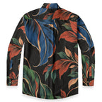 ByZaynCo Black Floral Slub Cotton Shirt | Long Sleeve — product image 7