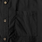 ByZaynCo men's black slub cotton short-sleeve shirt — product view 12