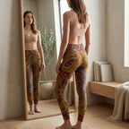 Boho Paisley Leggings | High Waist Festival Yoga Pants