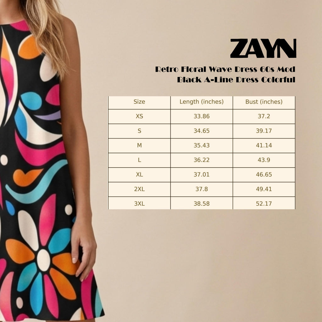 Retro Floral Pocket Mini Dress | Loose A-Line Summer Dress
