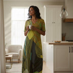 Abstract Art T-Shirt Dress | Modern Geometric Travel Dress