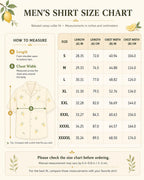 Men’s Lemon Hawaiian Shirt | Yellow Resort Vacation Button-Up