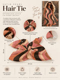 Dusty Rose Wave Bow Scrunchie - hero view