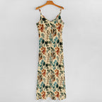Floral Sling Maxi Dress | Sleeveless Boho Vacation Dress