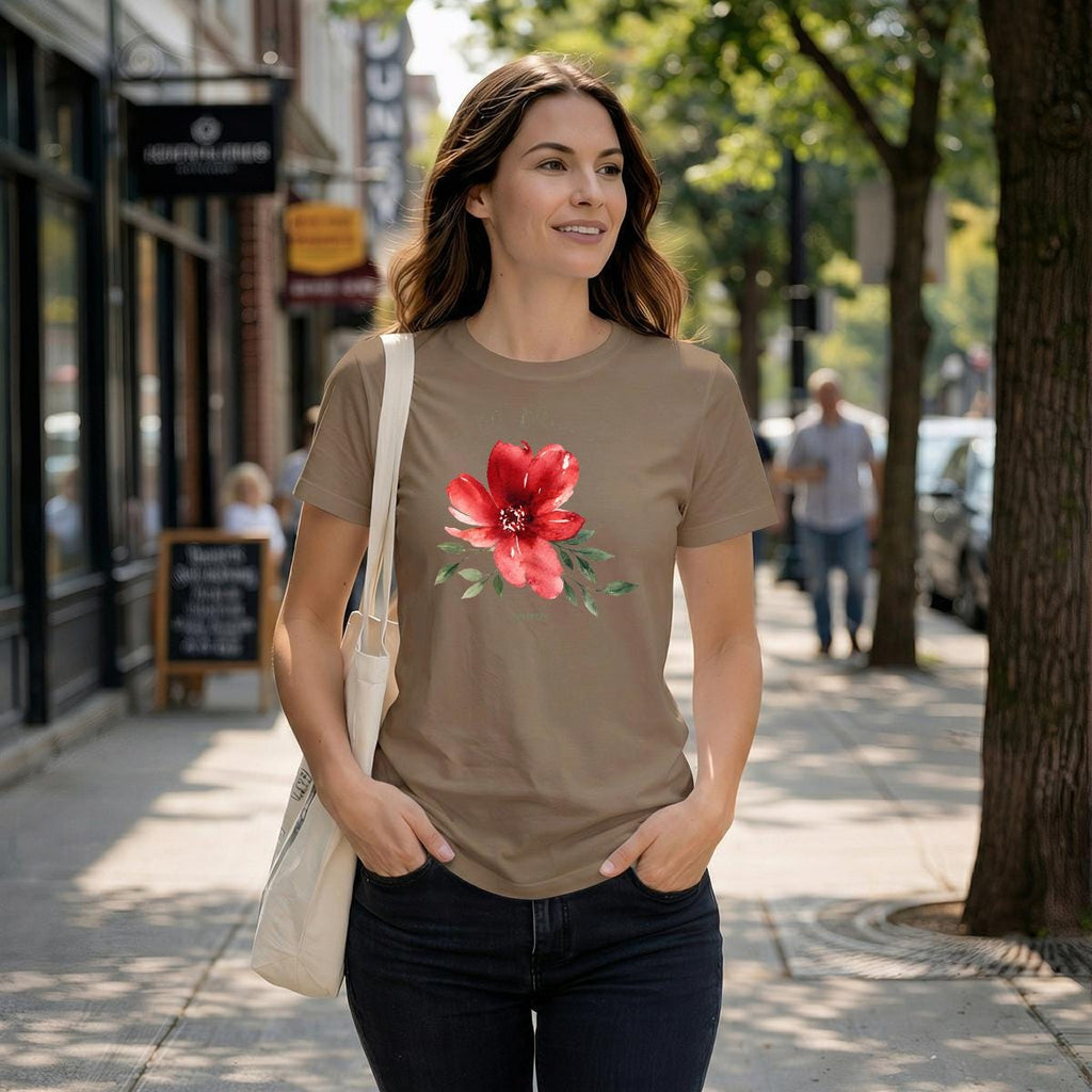 Still Blooming Botanical T-Shirt | 100% Cotton Flower Graphic Tee