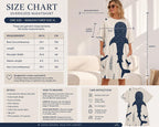 Whale Shark Print Oversized T-Shirt Dress with Pockets, Coastal Ocean Style