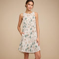 Floral A-Line Pocket Mini Dress | Lightweight Summer Dress