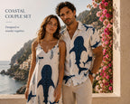 Whale Shark Maxi Dress | Ocean Print Coastal Resort Dress