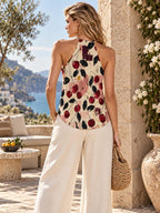 Cherry Print Tank Top, back view
