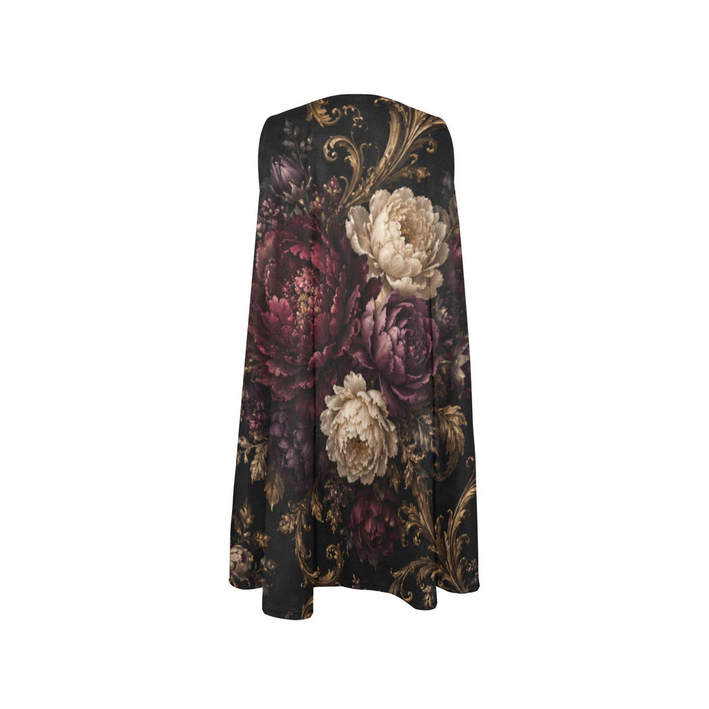 Baroque Peony A-Line Mini Dress with Pockets for Garden Party - image 8