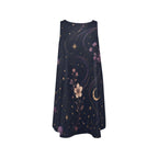 Celestial Floral A-Line Mini Dress with Pockets - image 2