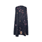 Celestial Floral A-Line Mini Dress with Pockets - image 1