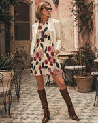 Cherry Print Dress with Pockets, Sleeveless A-Line Mini - image 10
