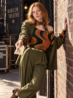 ByZaynCo 70s Retro Wave off shoulder sweatshirt - photo 11