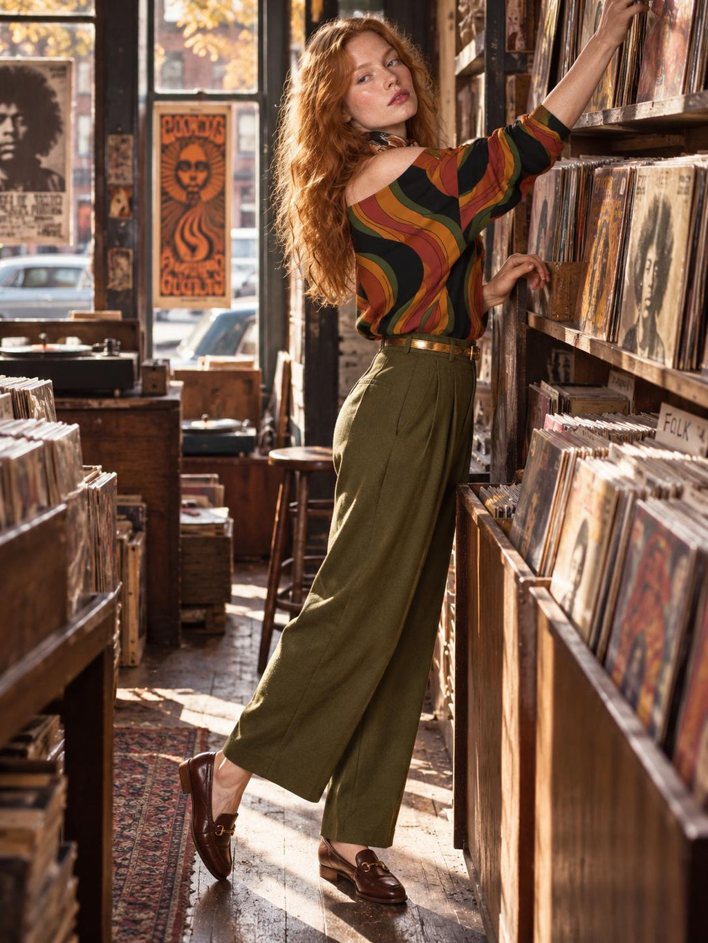 ByZaynCo 70s Retro Wave off shoulder sweatshirt - photo 7